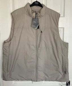 NEW M&S Mens Stone Shower Resistant Gilet with Stormwear™ Size 3XL - Picture 1 of 4