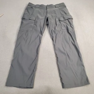 Duluth Trading Flex Dry On The Fly Pants Mens 40x32 Gray Relaxed Fit 46201B - Picture 1 of 12