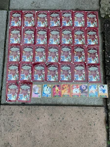 New 30 X Packs Disney 2025 Collector Cards Christmas Morrisons Plus 8 Used Cards - Picture 1 of 3