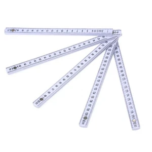 Folding Ruler Measurements Measuring Ruler Ten-Parts Tool Double Sided - Photo 1/12