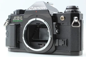 [As-Is] Canon AE-1 Program Black 35mm Film Camera Body Only From JAPAN - Picture 1 of 11