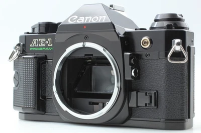 [As-Is] Canon AE-1 Program Black 35mm Film Camera Body Only From JAPAN - Image 1 of 4