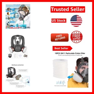 Comfortable and Durable 6800 Full Face Respirator for Professionals - Multi-use - Foto 1 di 8
