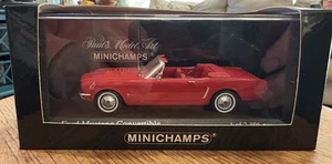 MINICHAMPS 1/43 1964 1/2 Ford Mustang Red Limited Edition Of 2496 - Picture 1 of 6