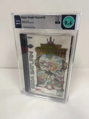 1998 Magic Knight Rayearth Sega Saturn Video game CIB WATA 9.6 Complete In Box - Image 1 of 4