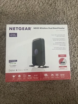 New and Sealed Netgear N600 Wireless Dual Band Router WNDR3400 606449071146 - Image 1 of 4