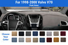 Dashboard Dash Mat Cover for 1998-2000 Volvo V70 (Plush Velour)