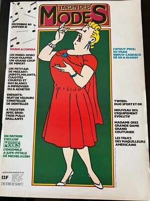 JARDIN DES MODES n°38 de 12/1980; Madame Gres/ Donna Giovanna/ Smoking - Immagine 1 di 3