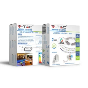 LED Strip Light Kit RGB Set SMD5050 60 LEDs by V-TAC - Picture 1 of 1
