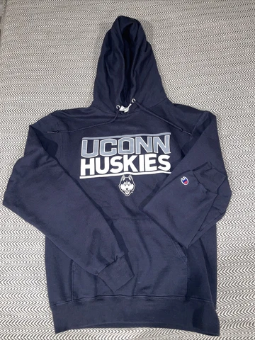 Champion UCONN Huskies Hoodie Size Small Preowned Never Worn Cover