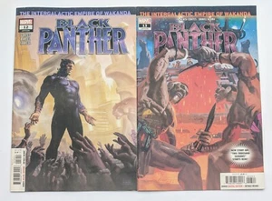 Pantera Negra #12 #13 (LGY #184 #185) Casi Nuevo - Abrigos Ta-Nehisi Imperio Intergaláctico - Imagen 1 de 2