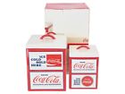 Coca-Cola 'Ice Cold Sold Here' Canister Set EX/Box