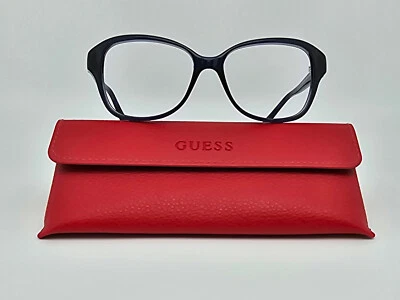 Gafas de sol Guess GU7355 BL-3 azul tortuga ojo de gato marco con estuche 55-15-135 Foto 1 de 4