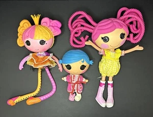 Menge 3 Lalaloopsy Puppen-Krümel Zuckerkeks 12”, Rosie 7”, Prinzessin Muskatnuss 12” - Bild 1 von 11
