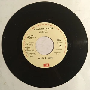 BELOUIS SOME - IMAGINATION - 1985 MEXICAN 7" SINGLE, PROMO, POP 80'S - Picture 1 of 3