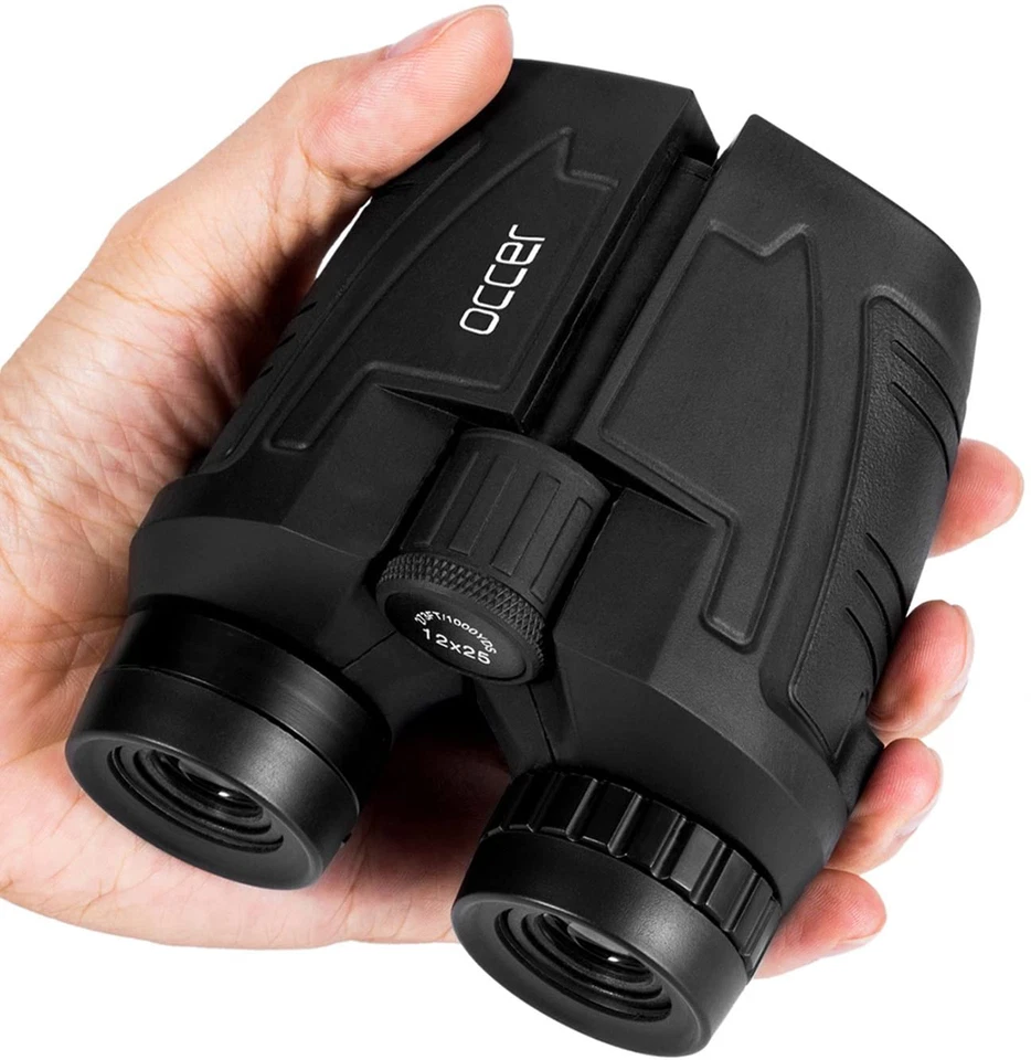 12x25 Compact Binoculars Clear Low Light Vision Large Eyepiece Waterproof hard - Image 1 of 4