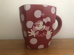 Minnie Mouse Disney Mug Coffee Cup Parks Exclusive Polka Dot Red Disneyana - Foto 1 di 7