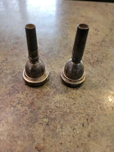 Vintage Trombone Mouthpiece Set ~ Yamaha 48 & Vincent Bach 6 1/2 AL - Picture 1 of 11