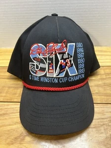 Vintage 1993 Dale Earnhardt 6 Time Winston Cup Champion Snapback Rope NASCAR - Picture 1 of 4