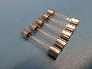 (5) F02A250V1/2A 1/2A 0.5A 250V Cartridge Holder 3AG FAST BLOW FUSE 1/4" 1-1/4" - Picture 1 of 1