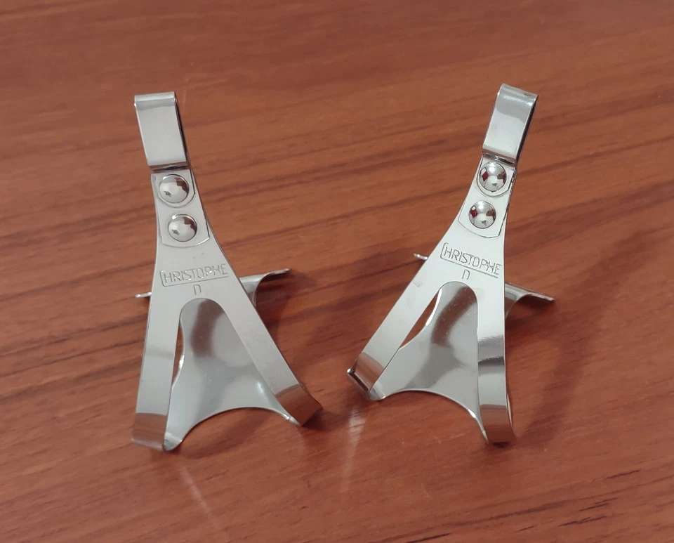 NOS Vintage Bike Christophe Toe Clips Bicycling - Image 1 of 2