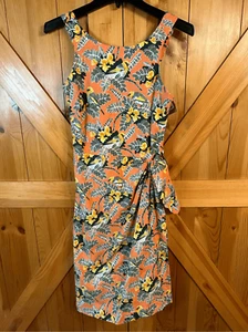 Patagonia Womens Size 0 Pataloha Tropical Dress Peach Sherbet Orange Aloha nwt ( - Picture 1 of 12