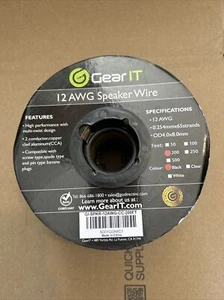 200 Ft 12 Gauge AWG Speaker Wire Cable Car Home Audio 200' - Picture 1 of 4