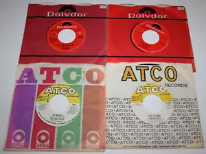 Lot of 4 Bee Gees & Robin Gibb solo 45's, two are UK imports - Picture 1 of 9