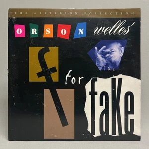 Orson Welles' F FOR FAKE Criterion Collection #260 (LASERDISC, 1995) Widescreen - Picture 1 of 3
