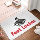 Footprint Non-slip Doormat Foot Locker White BathDoor Mat Welcome Carpet Flannel