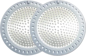 2PCS Shower Drain Hair Catcher/Strainer/Cover/Filter/Trap, Bathtub Catcher, Stop - Picture 1 of 6