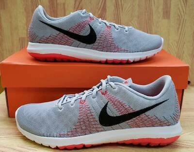 Nike Flex Fury (GS) 705459 003 Gris Lobo/Negro-Carmesí Brillante Nuevo Niños Talla 7Y Foto 1 de 4