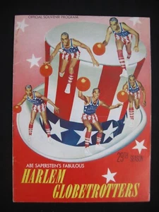Vintage 1954 Harlem Globetrotter 29th Season Official Souvenir Program Excellent - Picture 1 of 8
