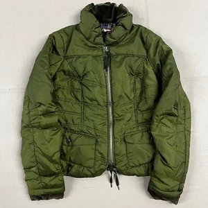 Free People Snow Angel Green Puffer Zip-Up Jacket Women's S - Bild 1 von 15