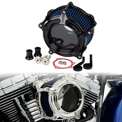 Clear Air Cleaner Blue Intake Filter For Harley Forty Eight Iron Sportster 1200 - Image 1 of 4