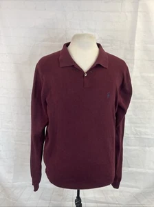 Polo Ralph Lauren Men's Wine Red Solid Pima Cotton Polo Shirt L $98 - Picture 1 of 9