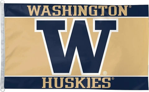 Washington Huskies 3'x5' Flag Cover