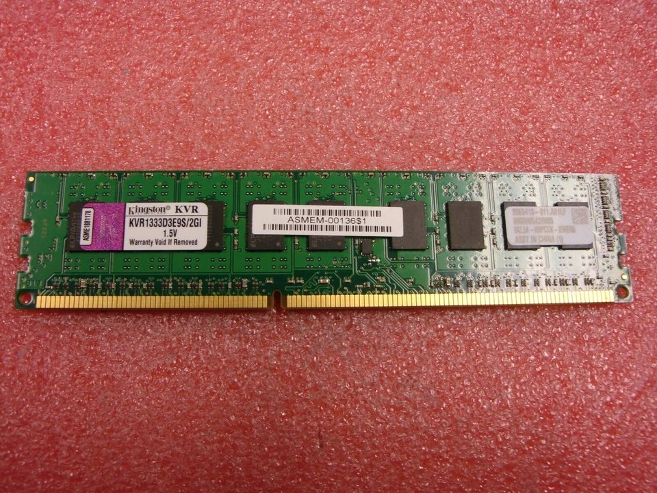 Kingston KVR1333D3E9S/2GI 2GB  PC3-10600 CL9 ECC memory for Arista DCS-7048T - Image 1 of 1