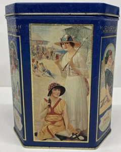 Vintage 1993 blaue Coca Cola 6-seitige Dose Top Zustand keine sichtbaren Dellen 6x3x5 - Bild 1 von 7