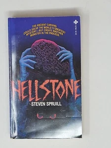 STEVEN SPRUILL 1ST EDITION - Hellstone 1981 (Paperbacks From Hell) - Picture 1 of 4
