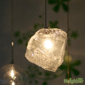 New Modern Ice Cube Rock Light LED Pendant Lamp Ceiling Light Hanging lamp