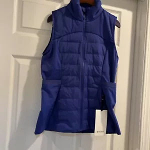 NWT Lululemon Down for It All Vest Psychic Blue PSYH Size : 8 - Picture 1 of 6