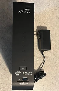 ARRIS Surfboard DOCSIS 3.0 Cable Modem SBG6950AC2/AC1900 Black (Wi-Fi) - Picture 1 of 2