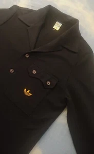 Vintage 70's ADIDAS CARDIGAN JACKET size 52 -M approx Made in West Germany RARE  - Picture 1 of 9