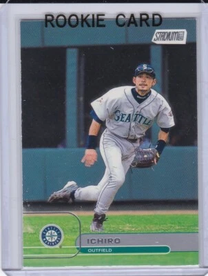 ICHIRO SUZUKI CARTÃO DE NOVATO 2001 Topps Stadium Club Baseball SEATTLE MARINERS RC - Imagem 1 de 2