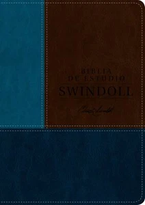 Biblia de Estudio Swindoll NTV (Sentipiel, Café/Azul/Turquesa, Índice) - Foto 1 di 1
