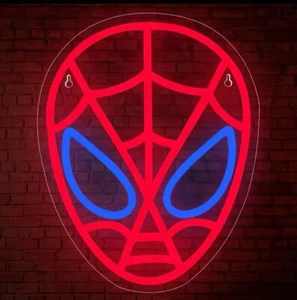Spider Neon Sign,Spider LED Sign for Children Room,Anime Neon Lights, Superheo - Picture 1 of 5
