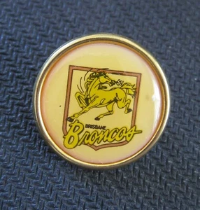 BRISBANE BRONCOS RUGBY LEAGUE LAPEL/HAT PIN/BADGE - Picture 1 of 3