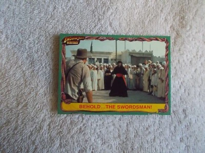 Topps Heritage 2008: Indiana Jones "BEHOLD...THE SWORDSMAN!" #13 Trading Card - Image 1 of 2