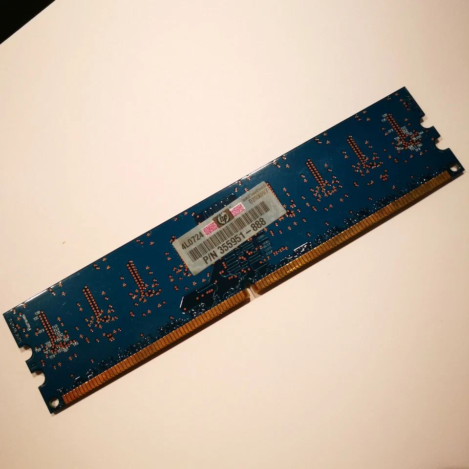 Ramaxel 512MB PC2-4200U 240-pin non-ECC DDR2-533 Desktop PC RAM memory USED Rhg3 - Image 1 of 2